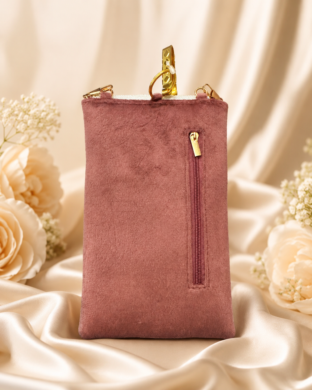 Dusty Rose Phone Pouch