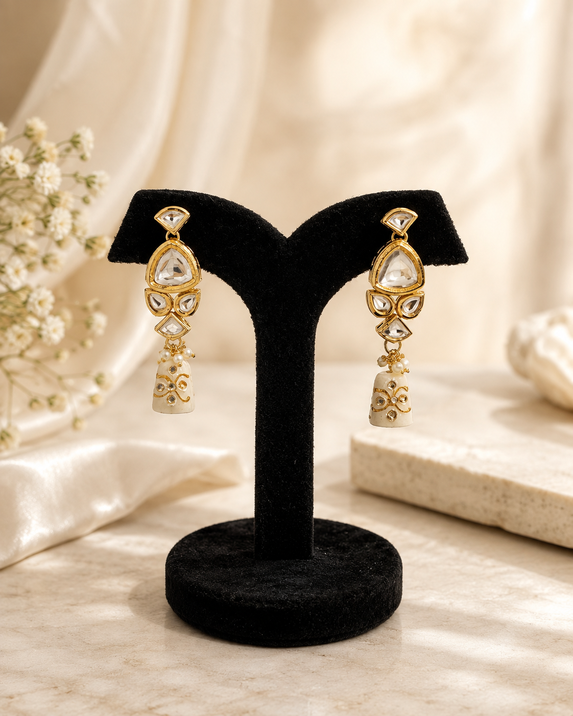 Ivory Noor Kundan Choker