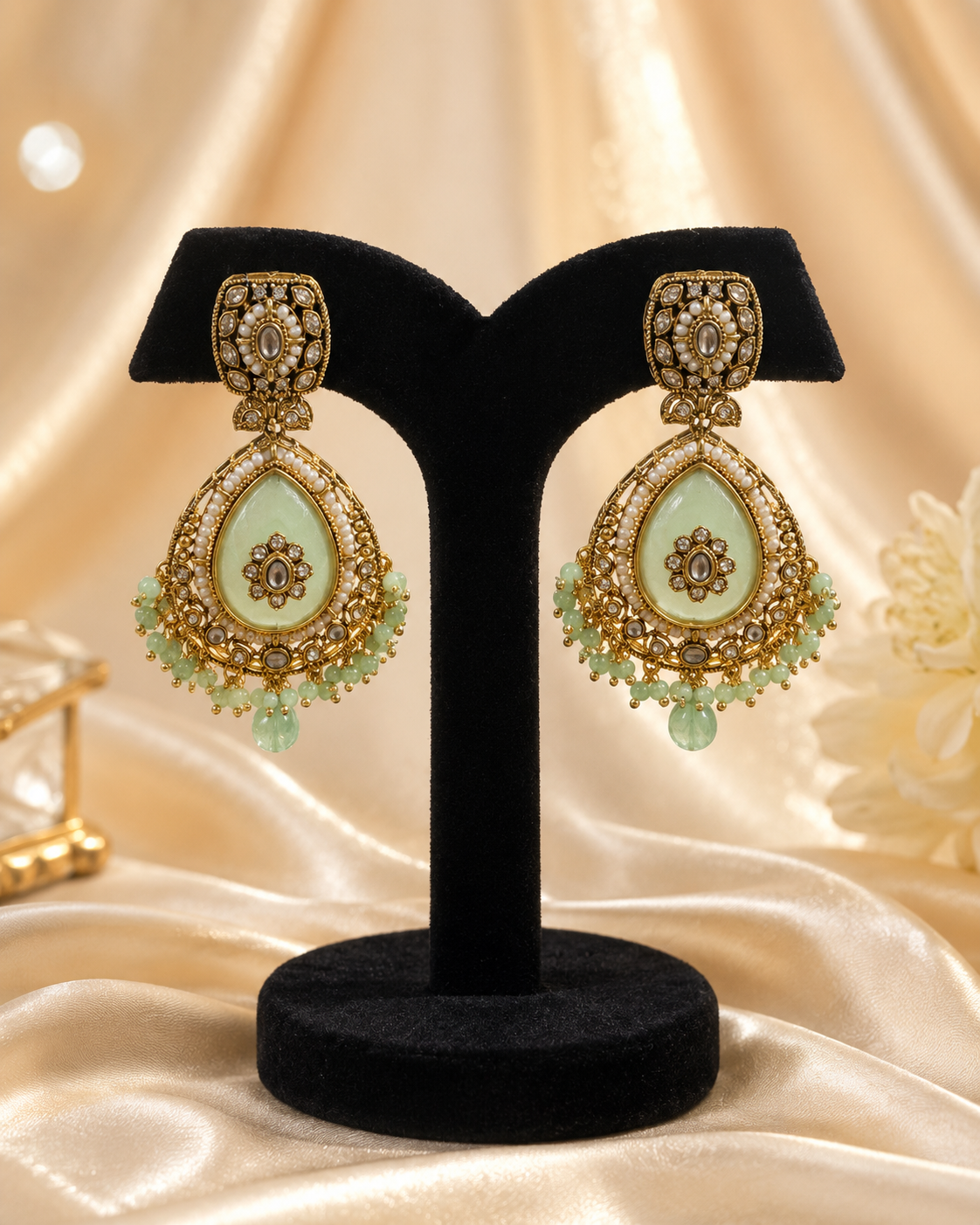 Zariya Sage Kundan Set