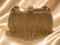 Aurélia Crystal Fringe Clutch
