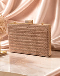 Roselle Crystal Evening Clutch