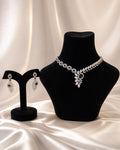 Sapphire Leaf Cascade Necklace